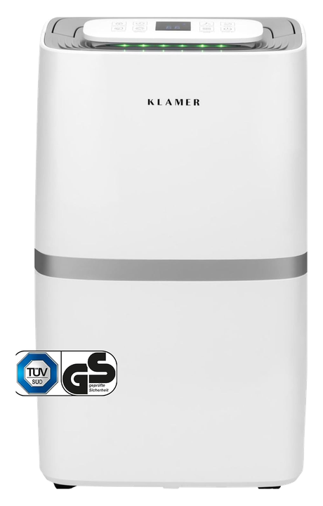 KLAMER 20L in 24h – Kompressor-Luftentfeuchter, 20 Liter pro Tag